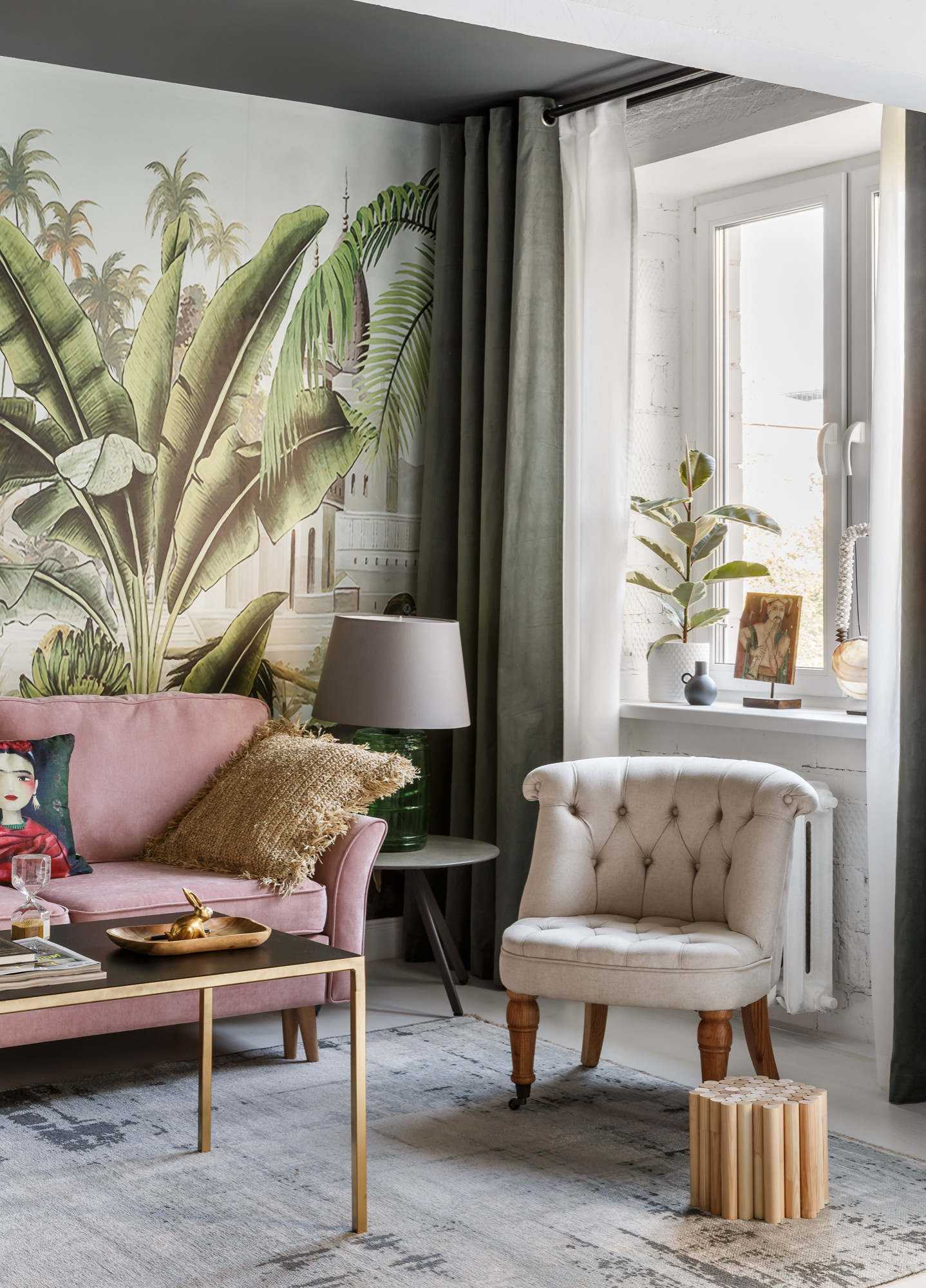 Houzz тур: Апартаменты в аренду — тропический шик в центре Москвы