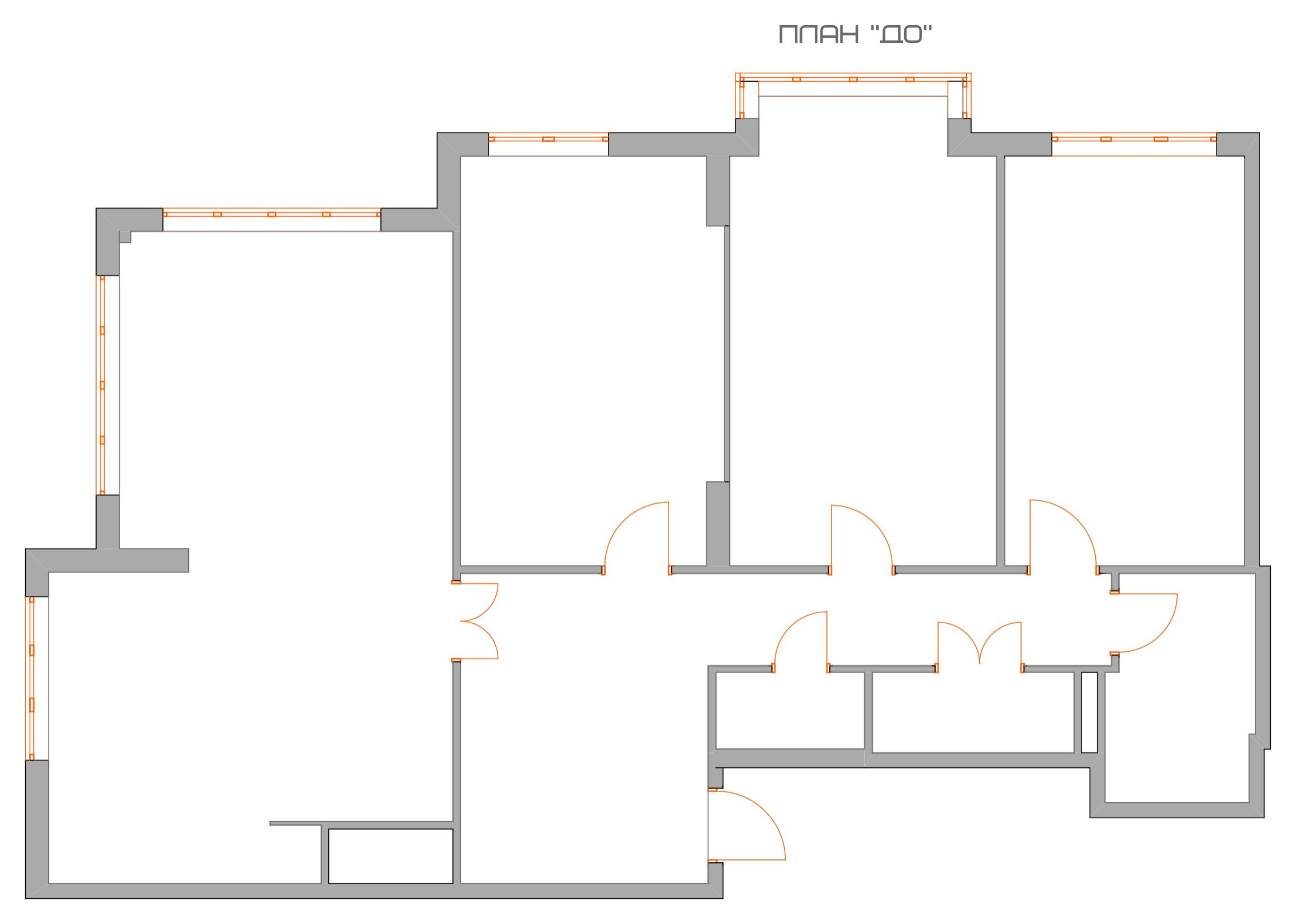Проект недели: Кухня с голубыми фасадами и видом на парк из окна