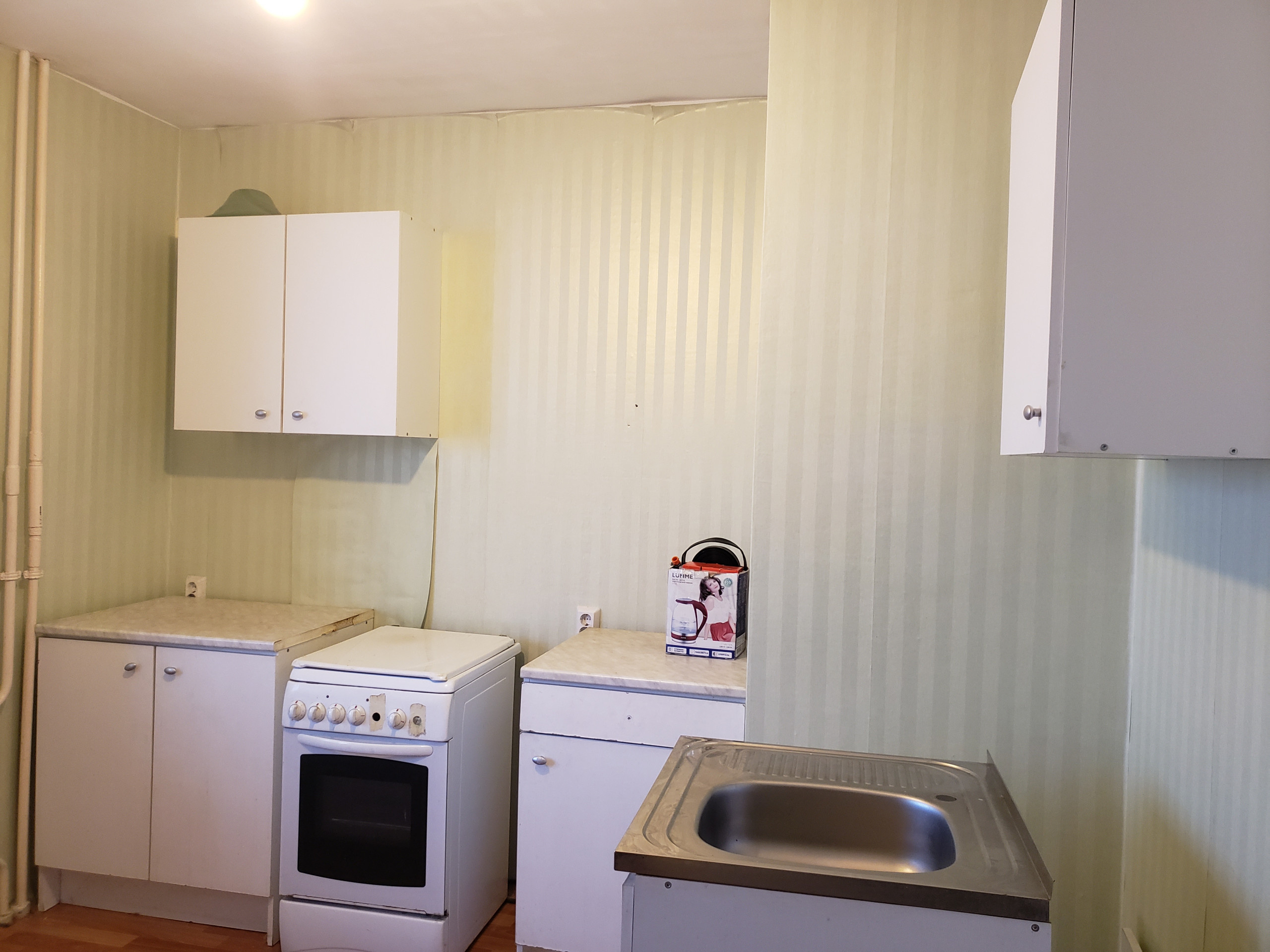 До и после: 35 кв.м. — пятиугольная квартира