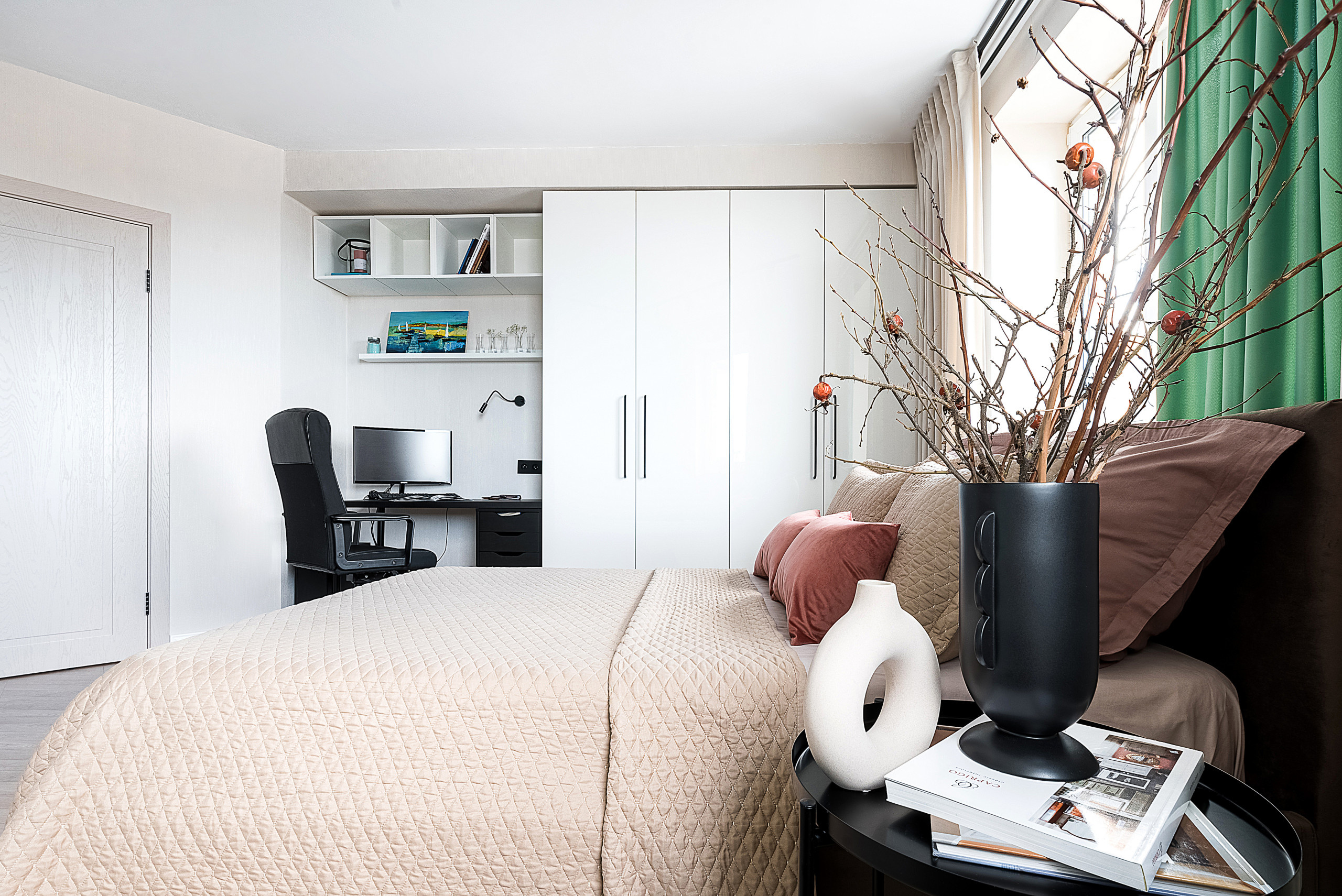 До и после: 35 кв.м. — пятиугольная квартира