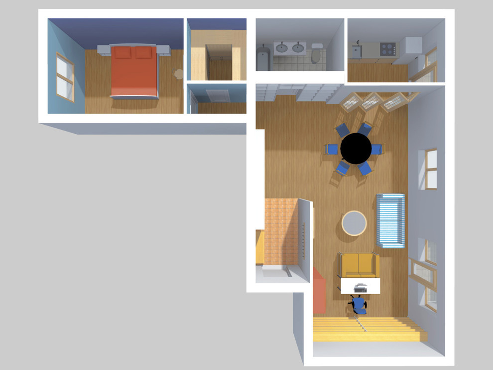 Идеи перепланировки: Три варианта трехкомнатной квартиры в доме II-08