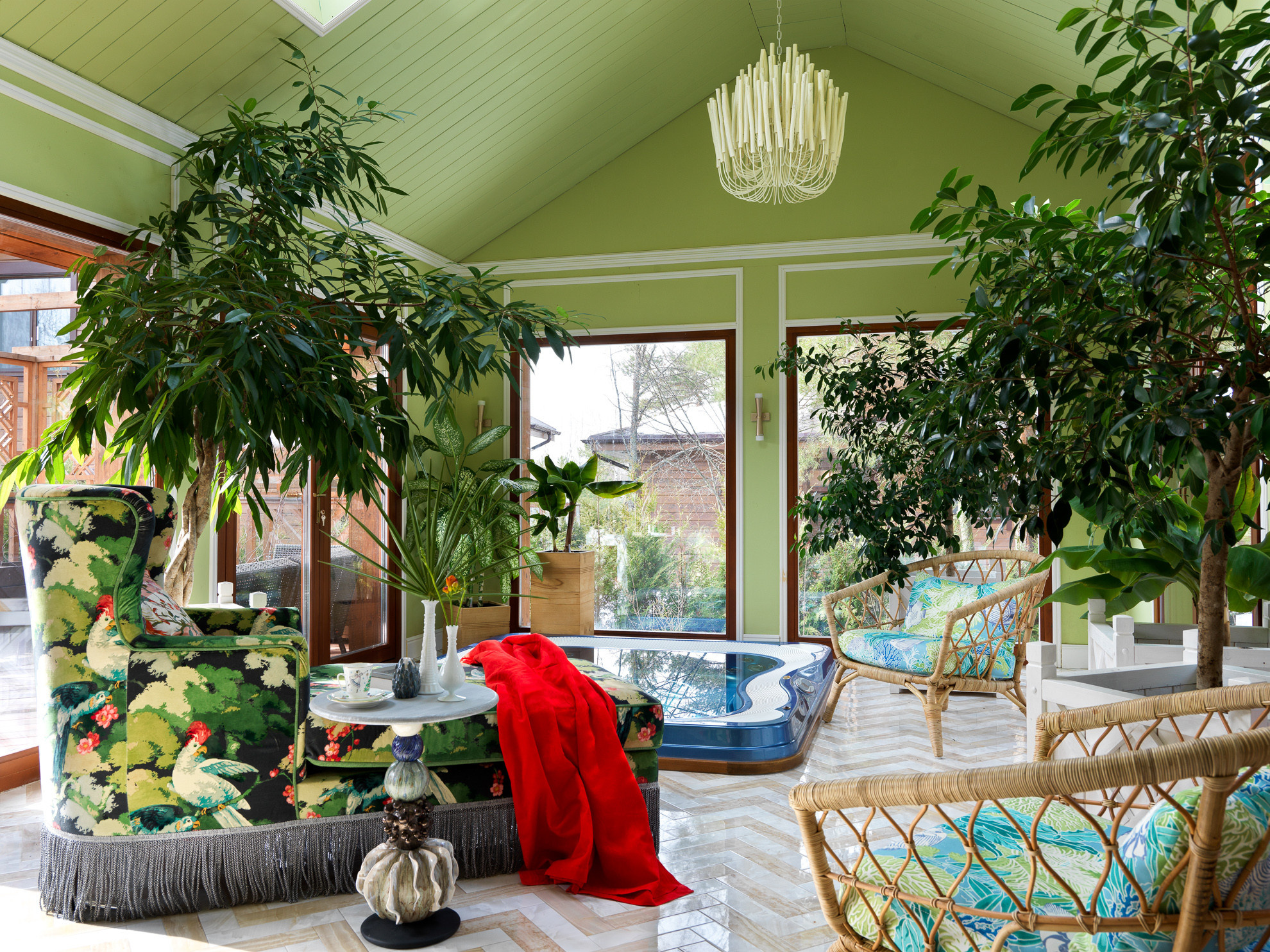 Houzz тур: Дача на Волге, увеличенная в два раза