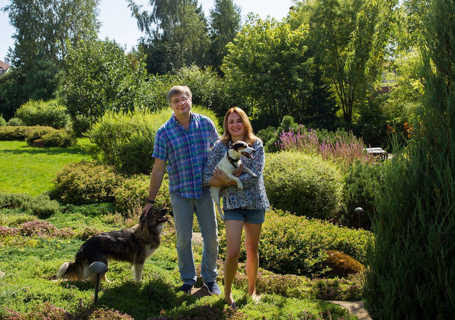 До и после: Сад с большим уклоном