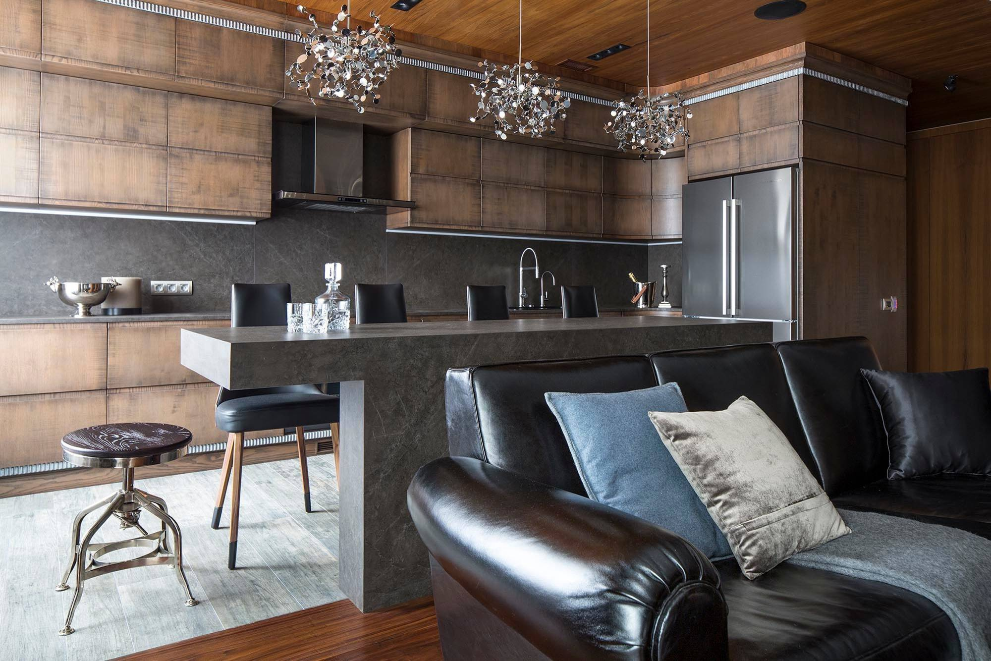 Кухня недели: Грубое, но прекрасное дерево