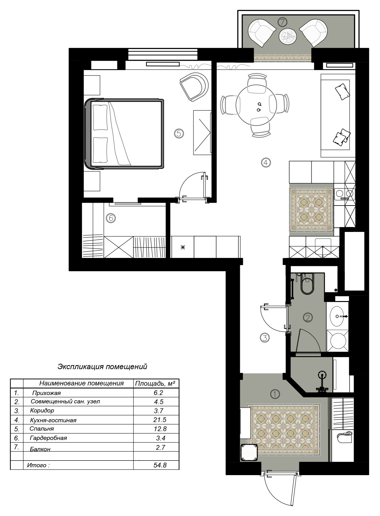 Поиск планировки: «Квартира для тишины» — три плана и финал