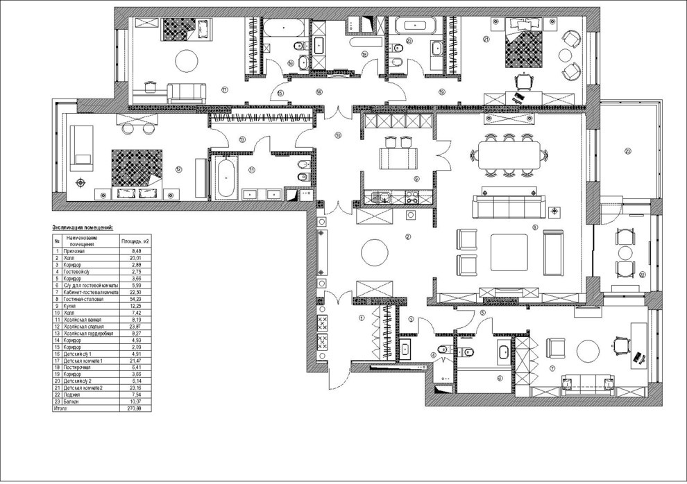 Houzz тур: Квартира в районе Арбата с парадным холлом и мужской зоной