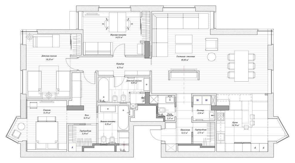 Houzz тур: Семейная квартира, где замирает ход времени