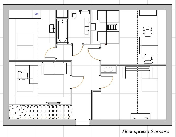 В гостях: «Сталинка» — двухуровневая и с мансардой