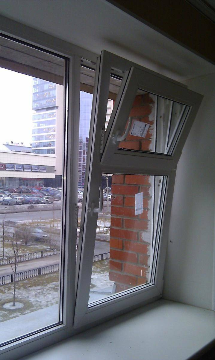 Вопрос: Как сделать форточку в пластиковом окне
