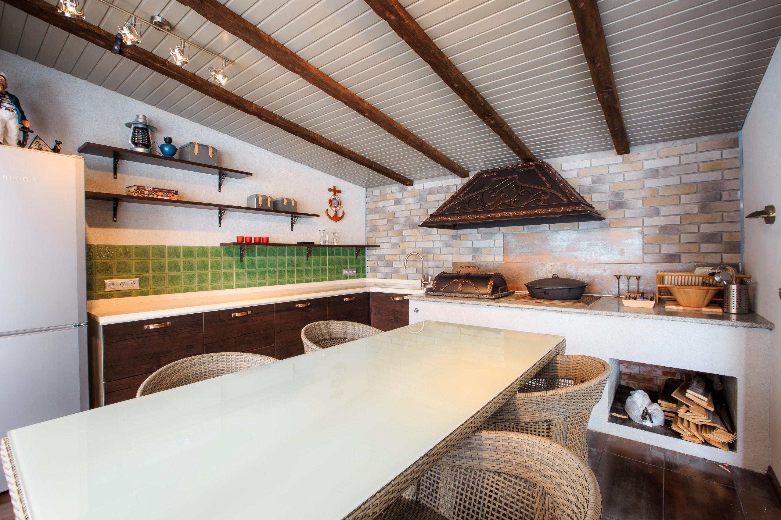 Houzz тур: Гостевой домик в уральской глуши с хулиганскими мотивами