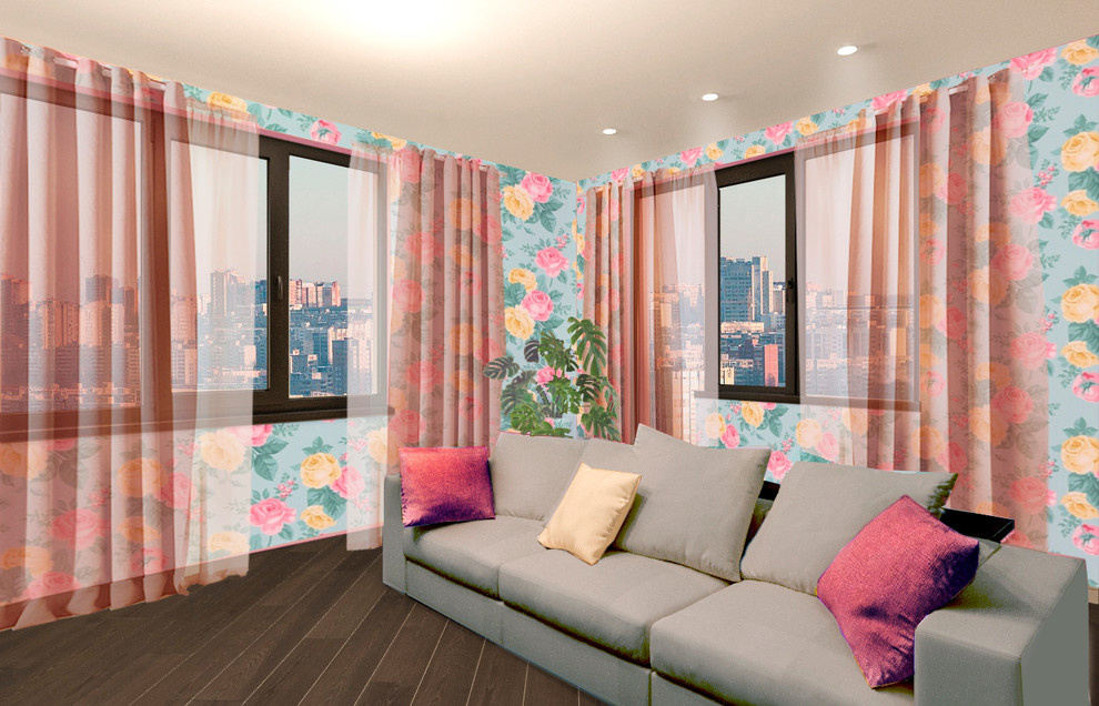 Вопрос: Как подобрать шторы к цвету обоев