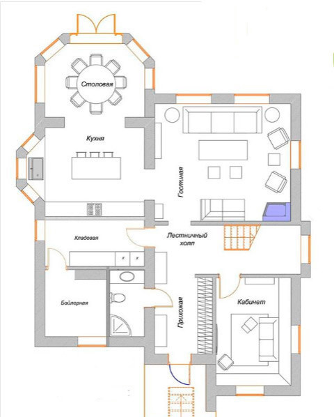 Houzz тур: Загородный дом для трех поколений одной семьи