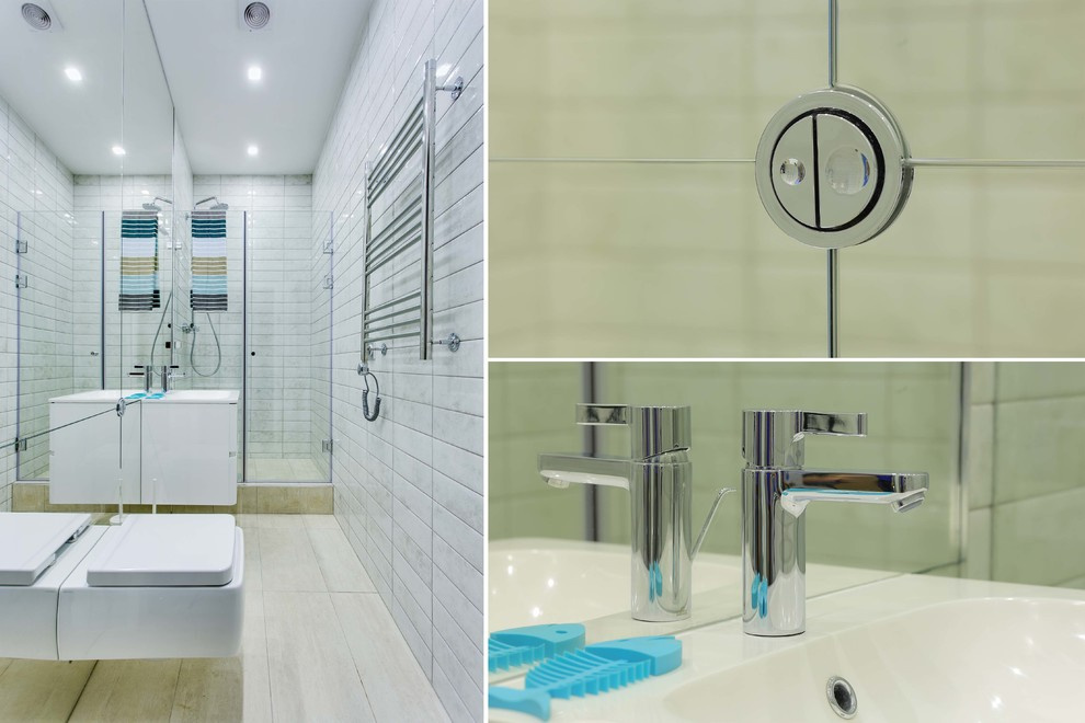 Houzz тур: Крошечная квартира с супрематическими акцентами