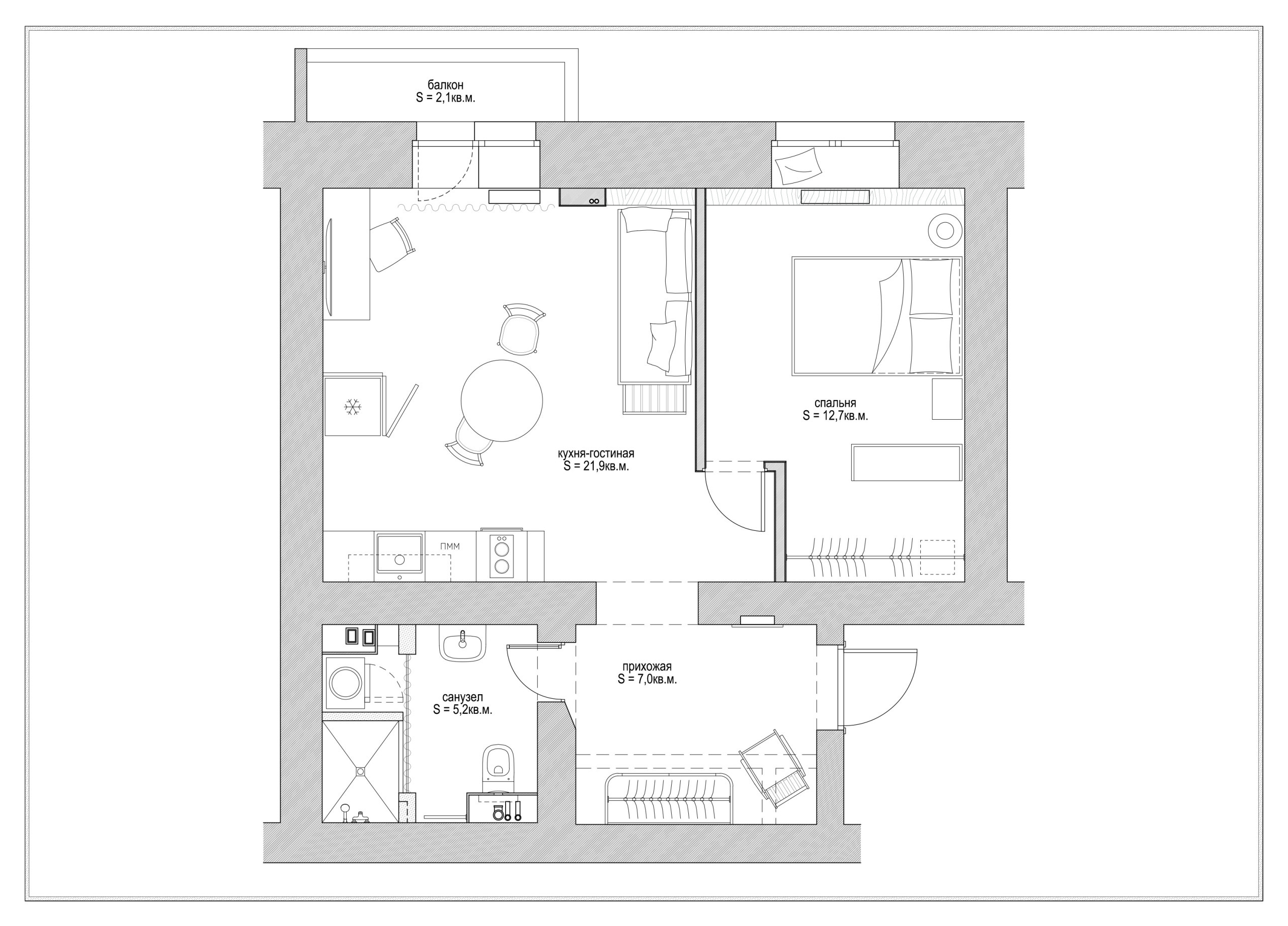 Houzz тур: Эффектный интерьер в рамках крошечного бюджета