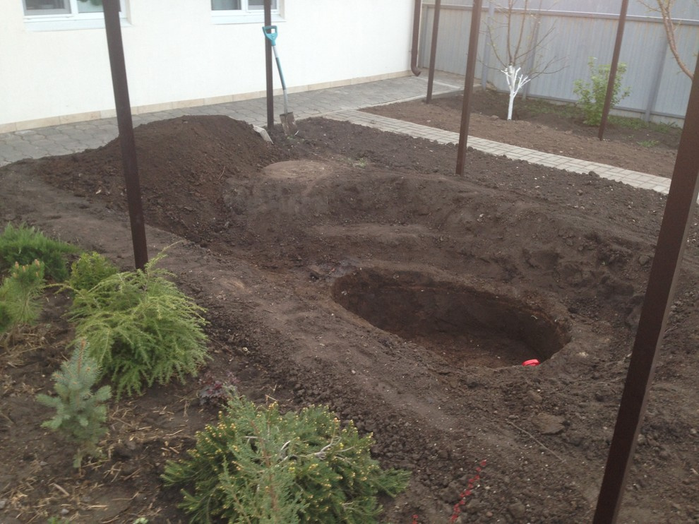 Houzz в саду: Дачный пруд в африканском стиле