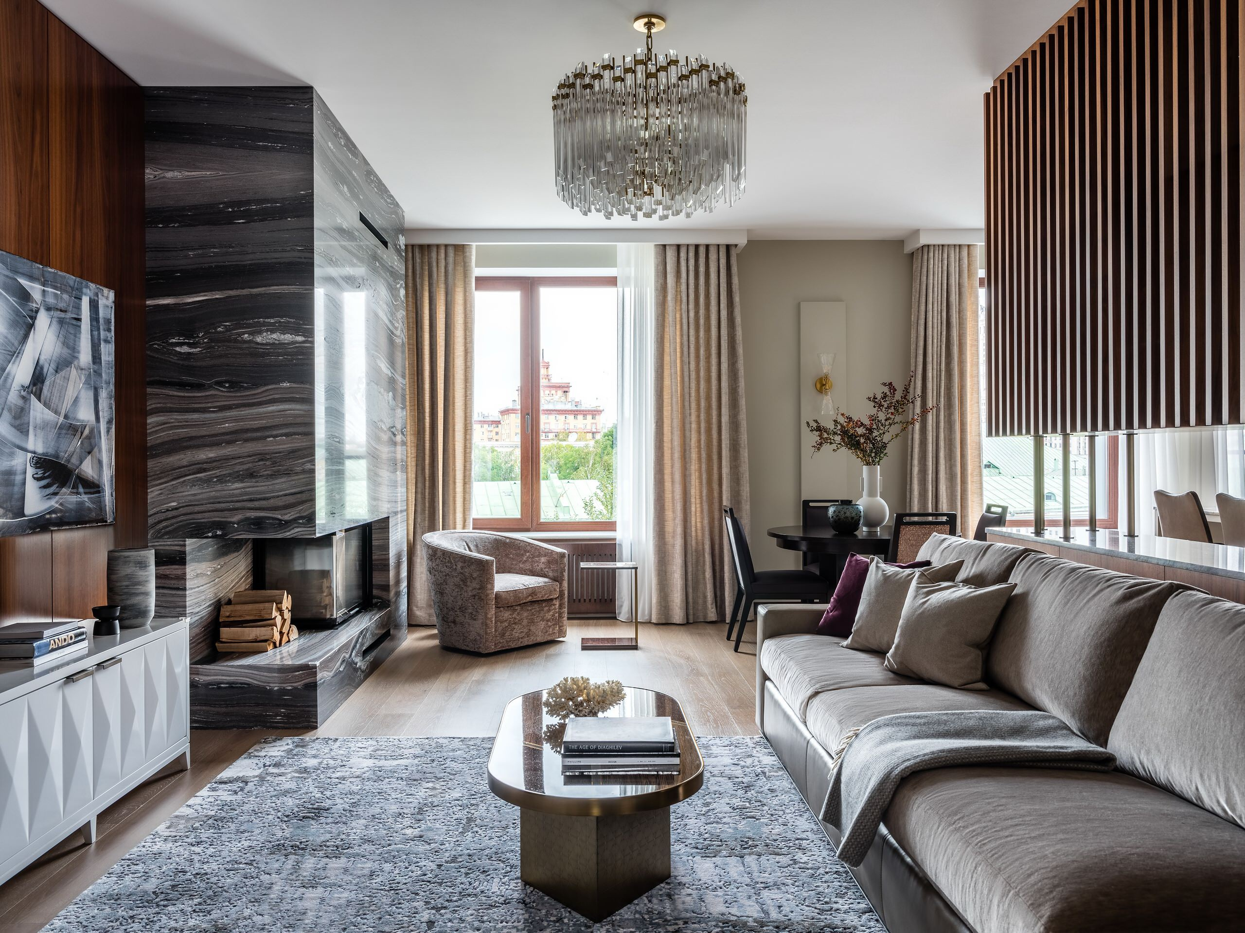 Houzz тур: Квартира для семьи, ценящей комфорт