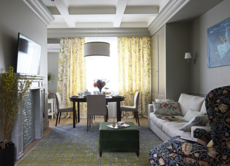 Houzz тур: Английский стиль и ботаника в московской квартире