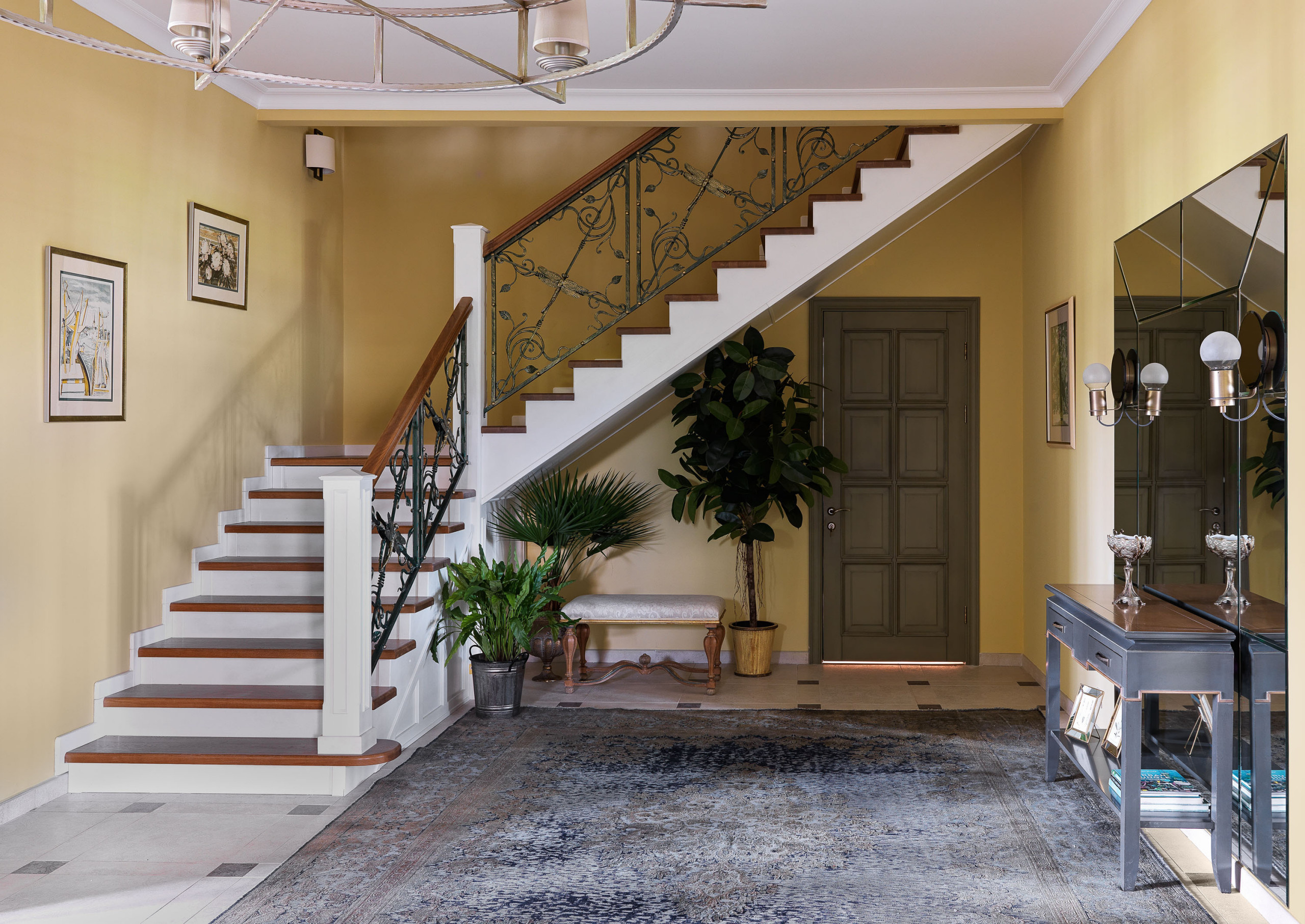 Houzz тур: Загородный дом с дроздами, стрекозами и бабочками