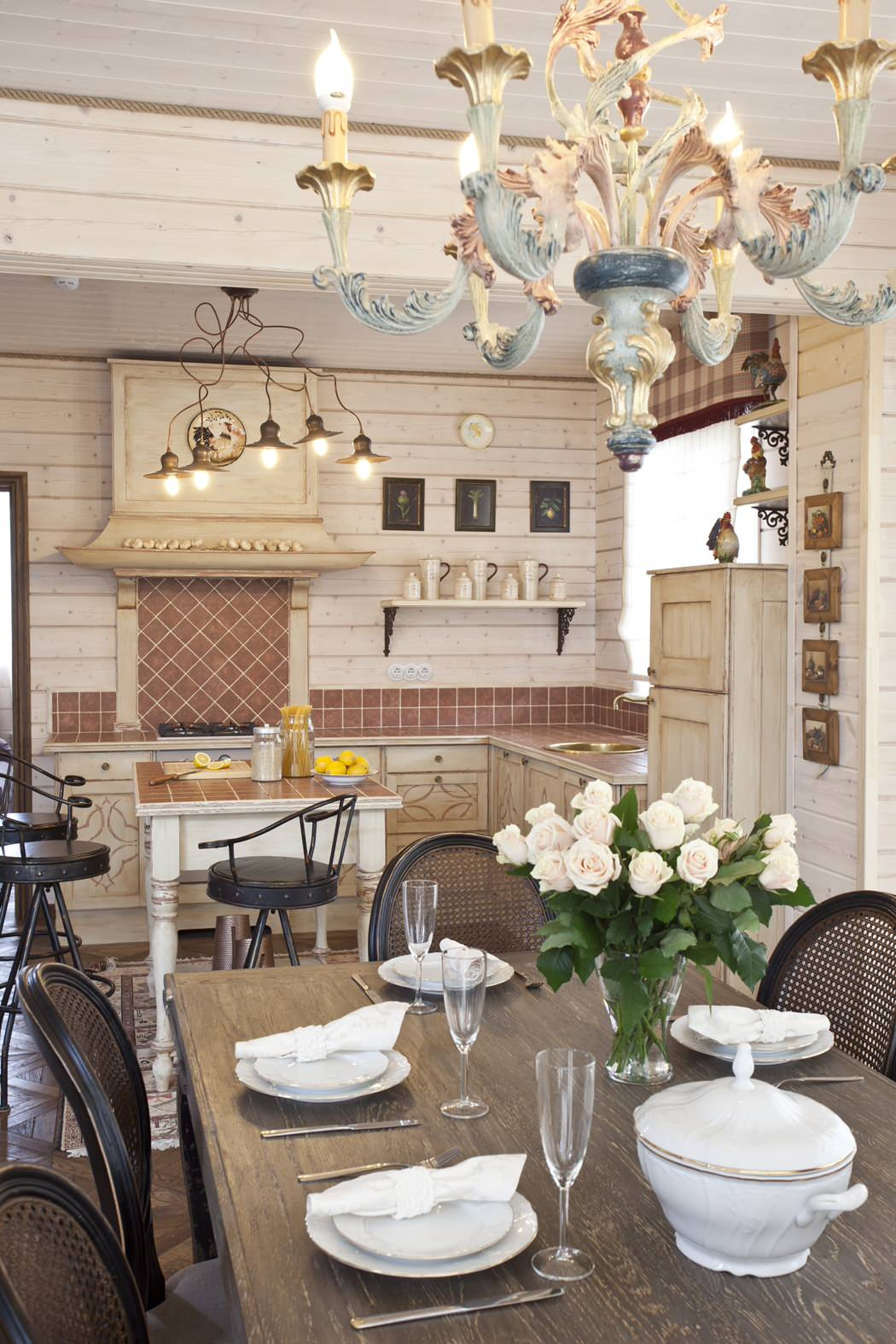 Фотоохота: Кухня под старину — 23 варианта