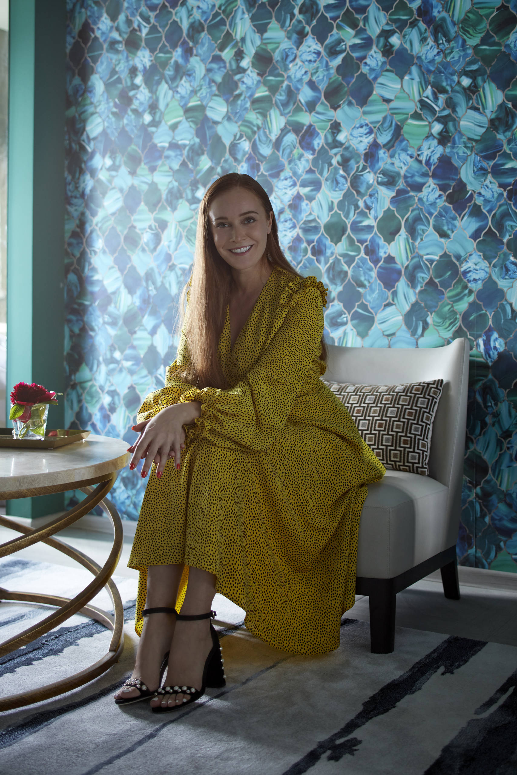 Houzz тур: Квартира с обоями от русского дизайнера