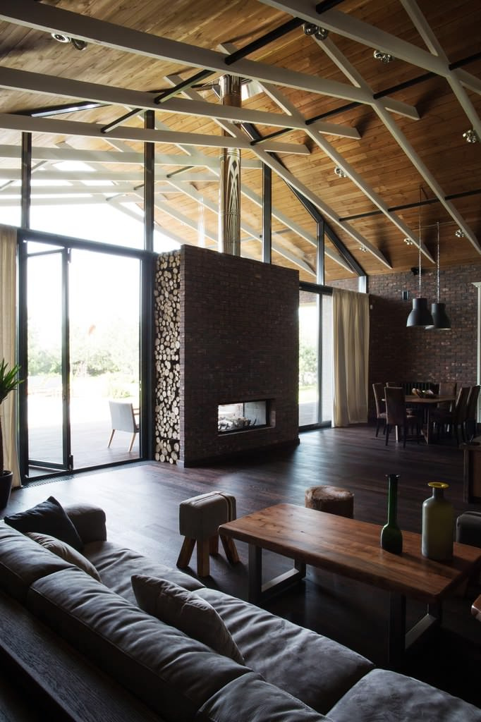 Houzz тур: 14 комнат на единственном этаже — дом под Ростовом