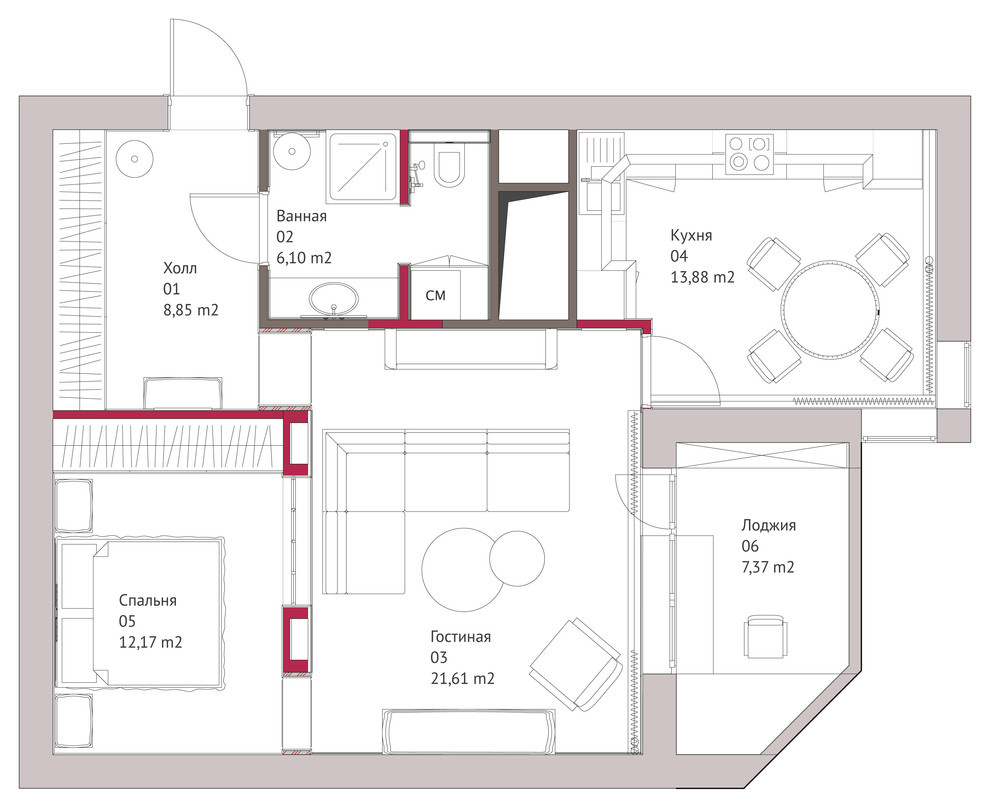 Есть решение: Спальня без окна