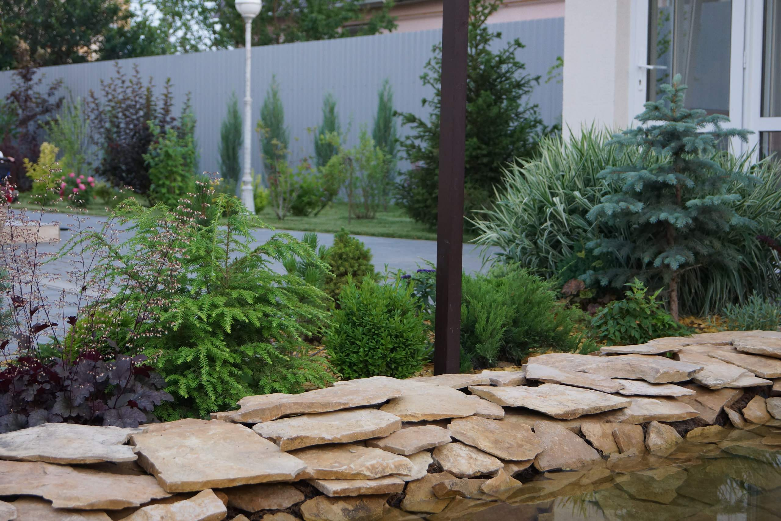 Houzz в саду: Дачный пруд в африканском стиле