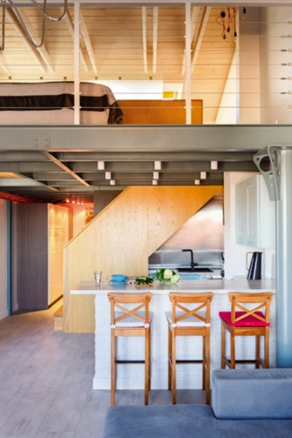 Houzz тур: Двухуровневая квартира в Зеленоградске