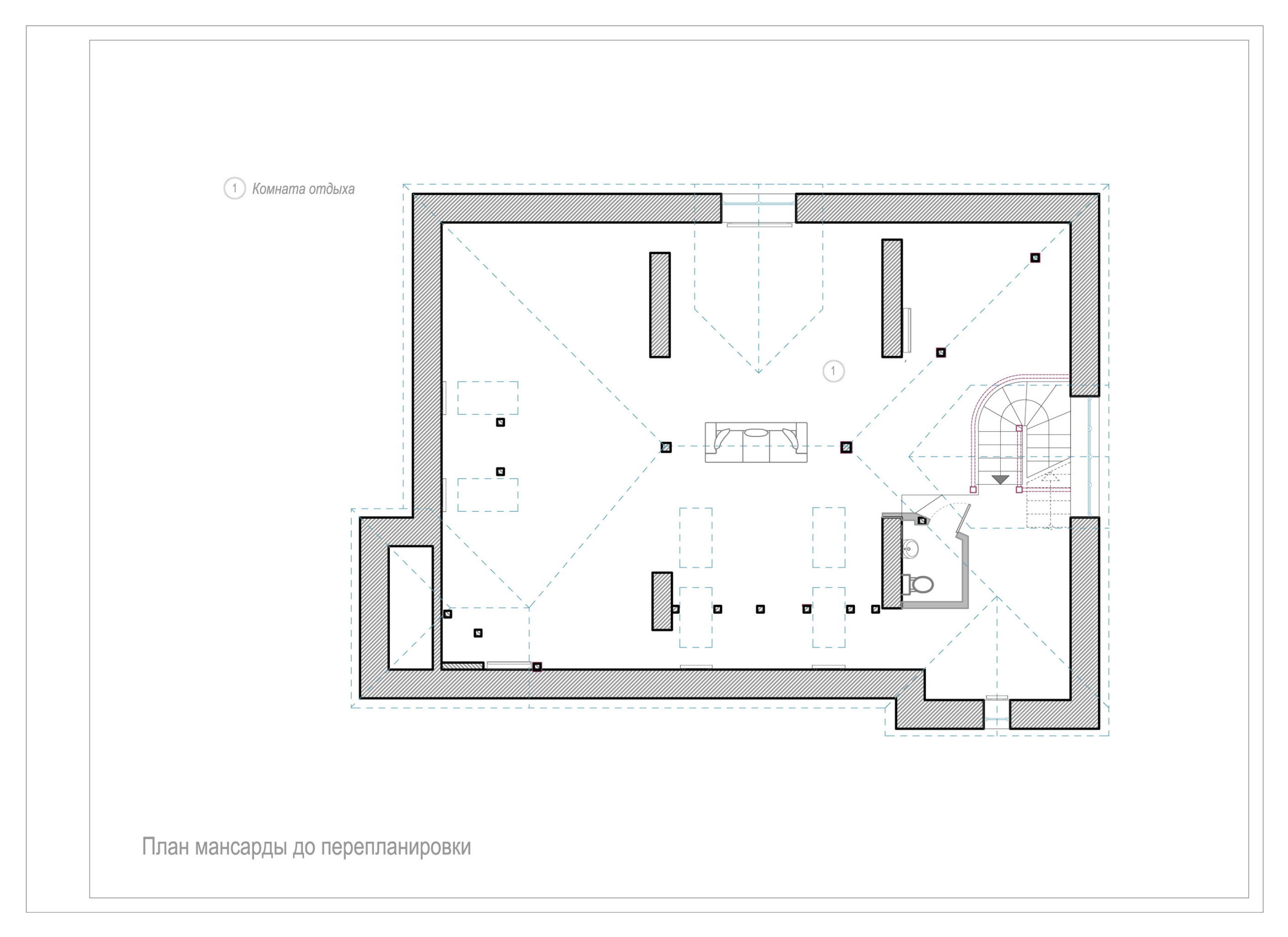 Проект недели: Детская 140 кв.м на месте мансарды