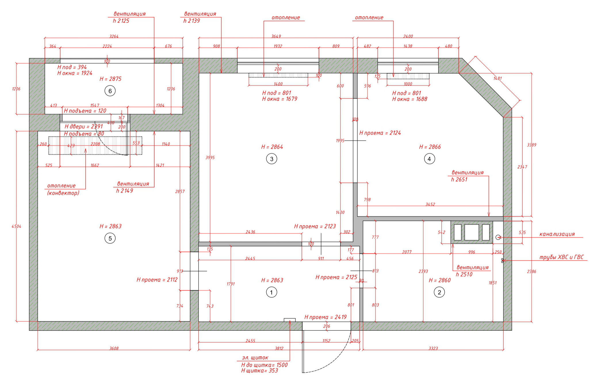 Поиск планировки: 5 вариантов + финал для евродвушки в Петербурге