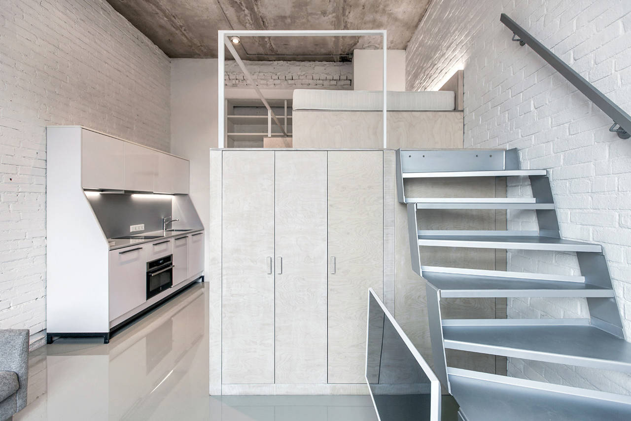 Houzz тур: Московский лофт для молодой пары в 24 «квадрата»