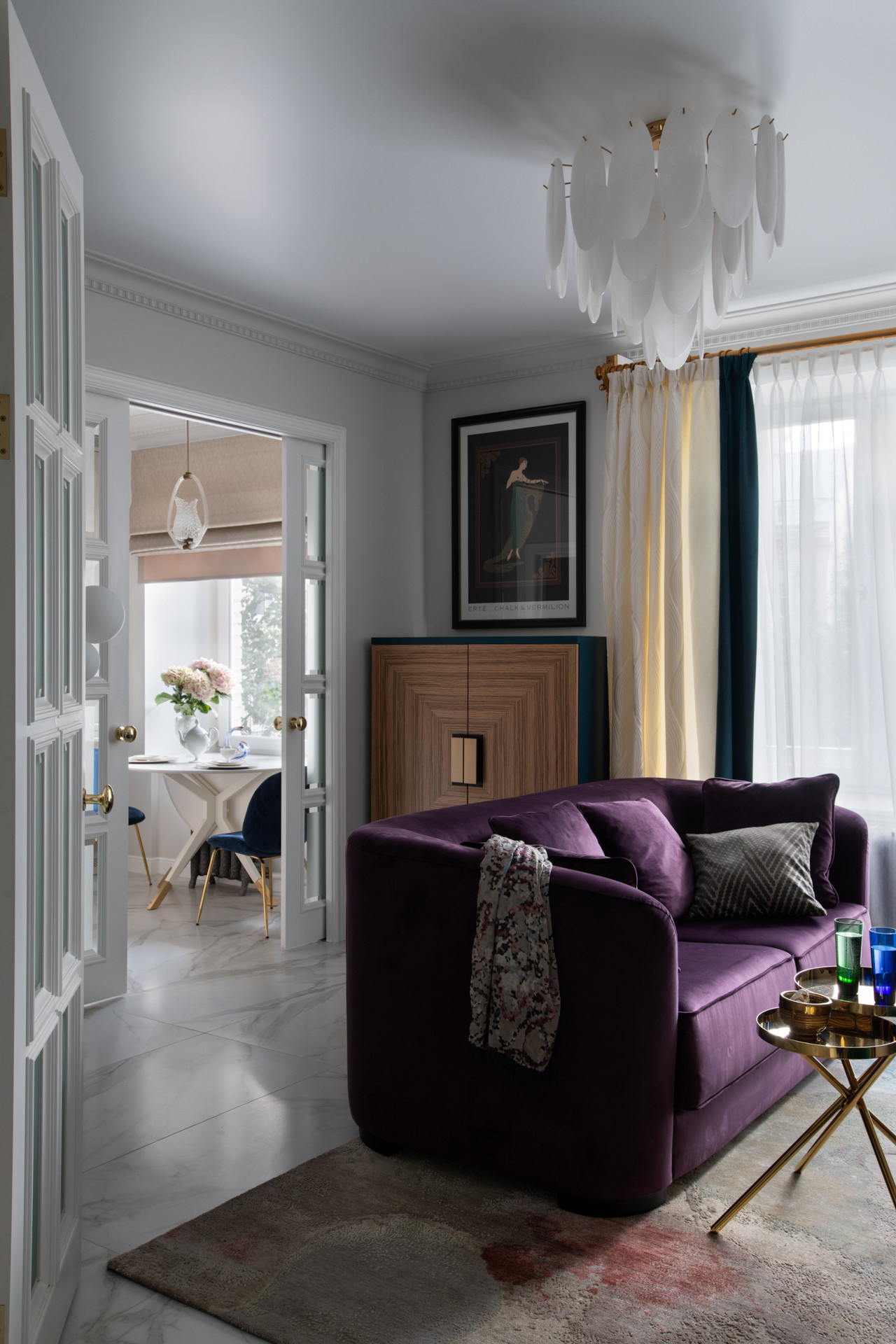 До и после: Квартира на Патриарших прудах