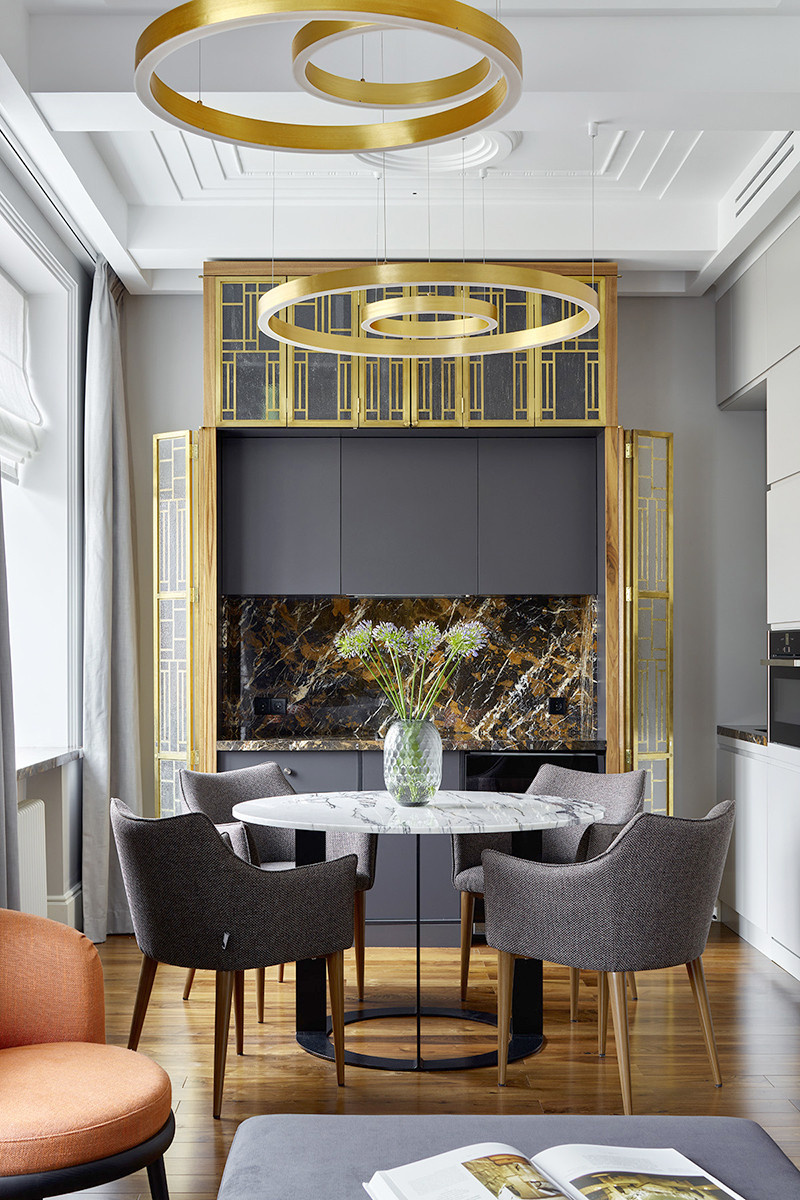 Houzz тур: Квартира на Тишинке с элементами ар деко