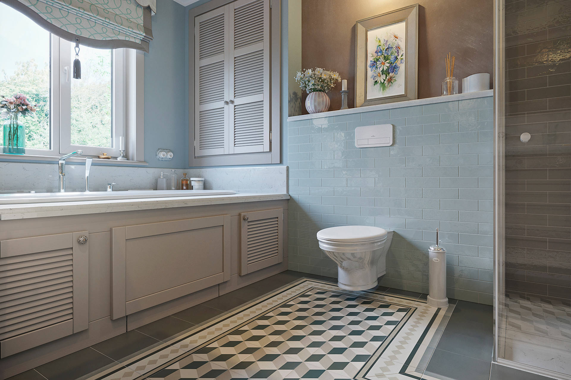 Как правильно: Спрятать коммуникации в ванной комнате