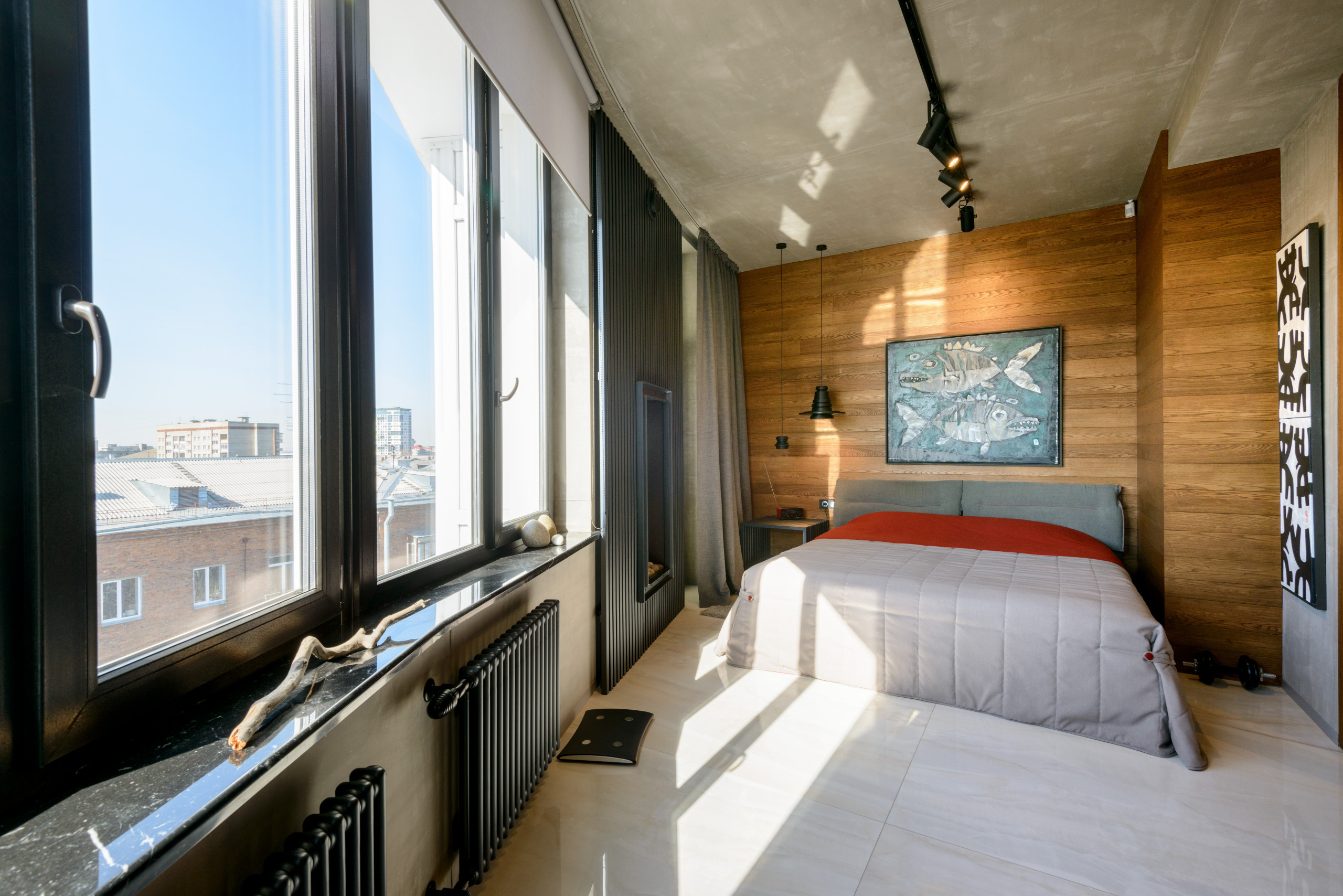 Houzz тур: Треугольная квартира в Новосибирске без стереотипов