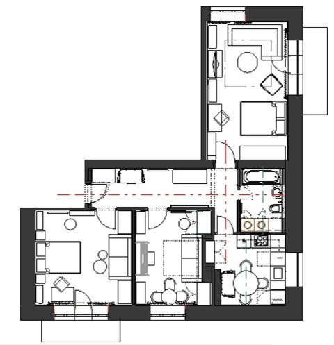 Houzz тур: Интерьер в сталинке с картинами из семейной коллекции