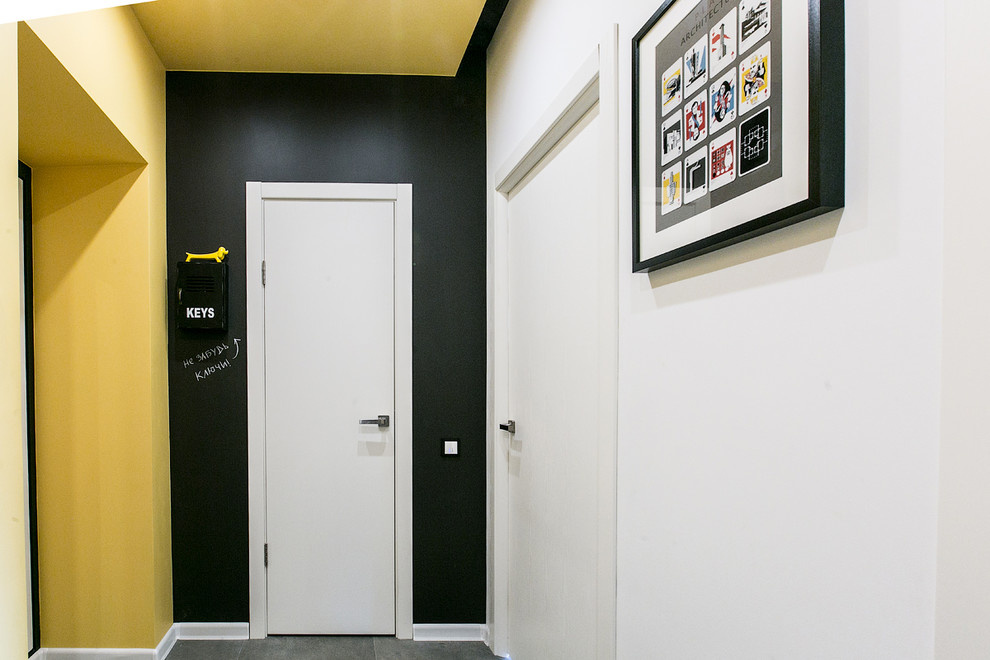 Houzz тур: Квартира с черной меловой кухней в Иваново