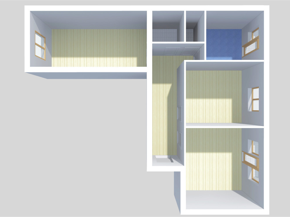 Идеи перепланировки: Три варианта трехкомнатной квартиры в доме II-08