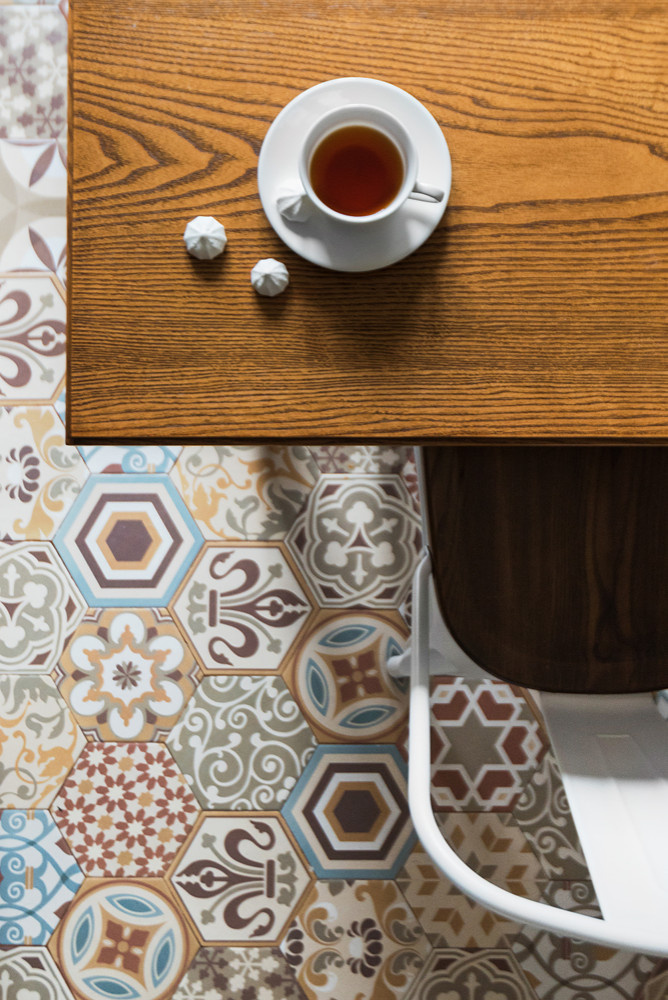 В гостях: Квартира с гексагонами