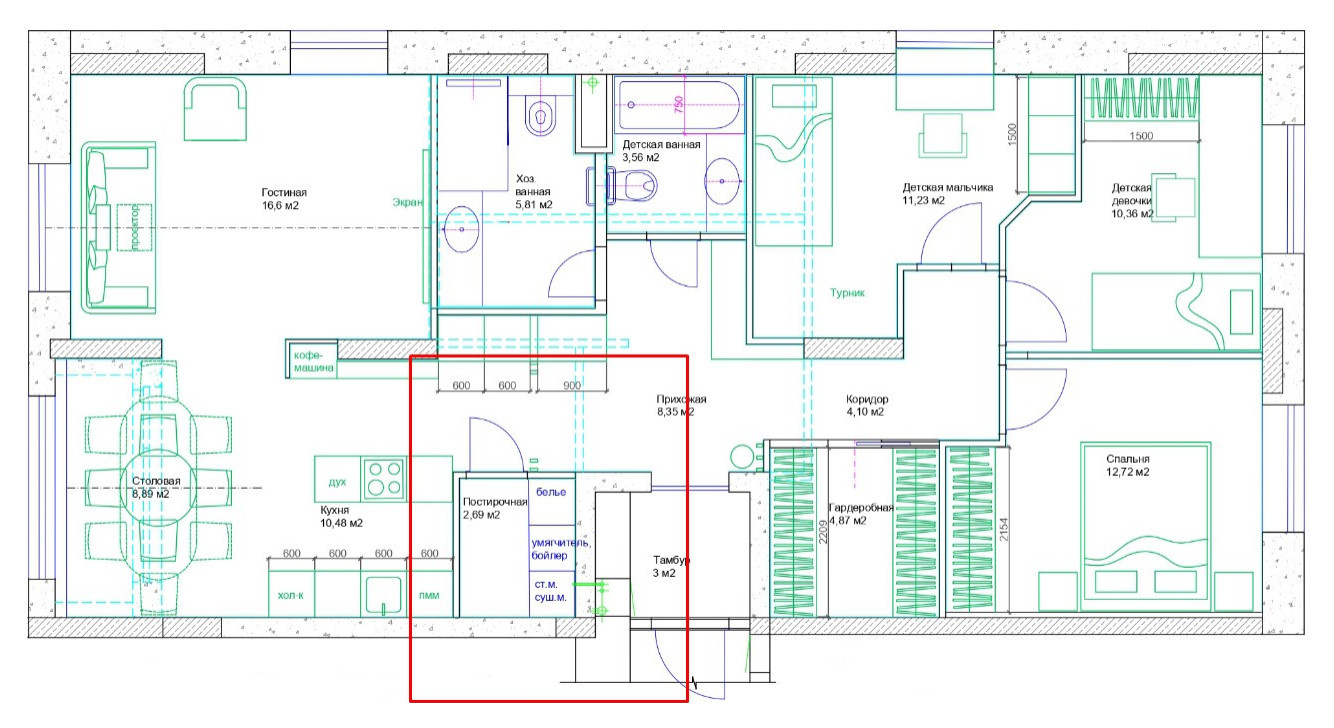 Поиск планировки: 14 вариантов (мы серьезно) + финал для 99 кв.м