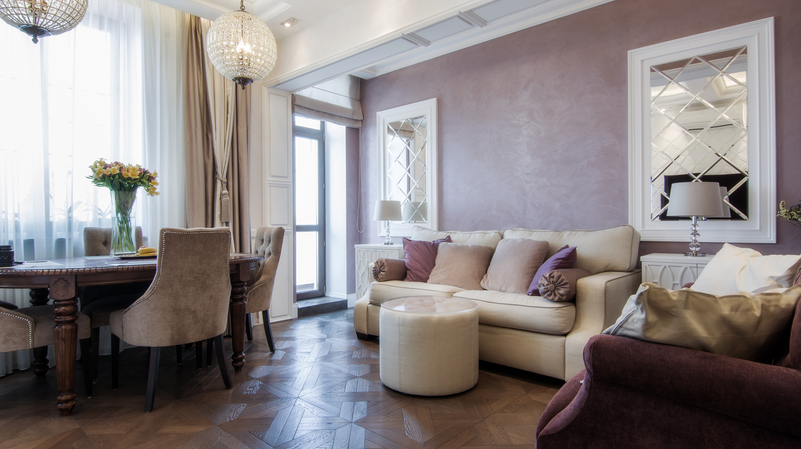 Houzz тур: Ажурный «иней» в московской сталинке