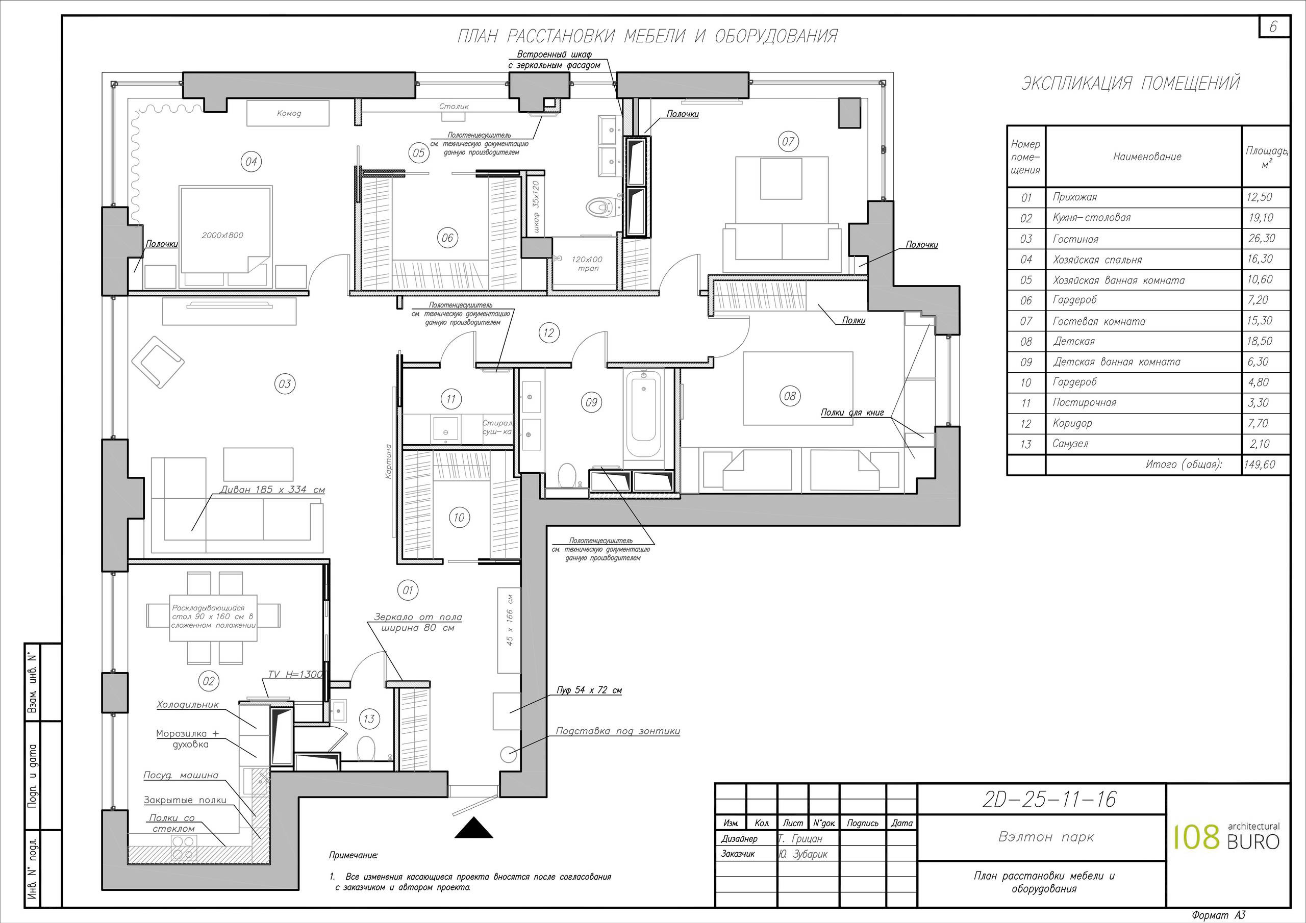 Houzz тур: Квартира с цветными... потолками