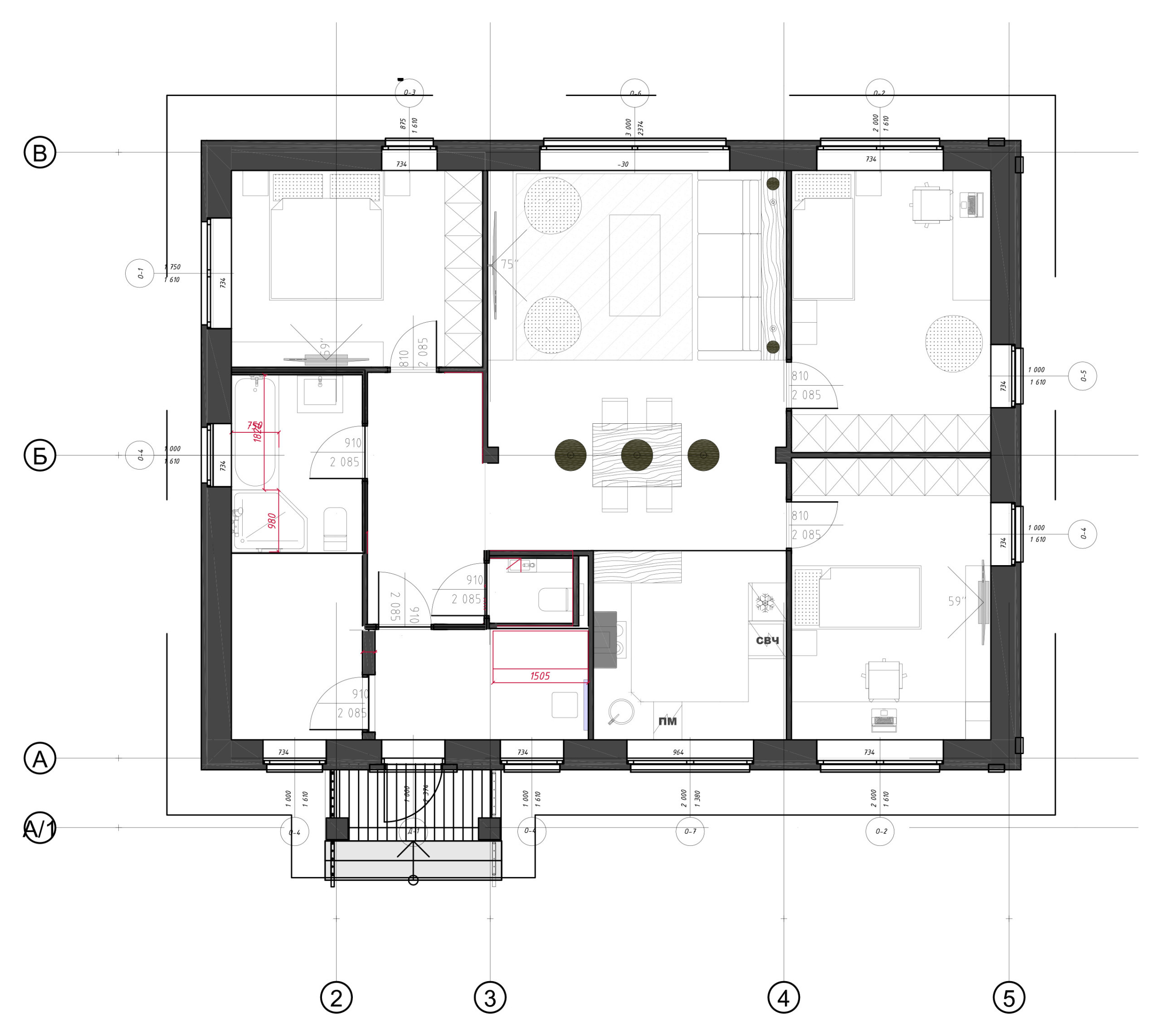 Поиск планировки: одноэтажный дом для будущей пенсии — 4 плана