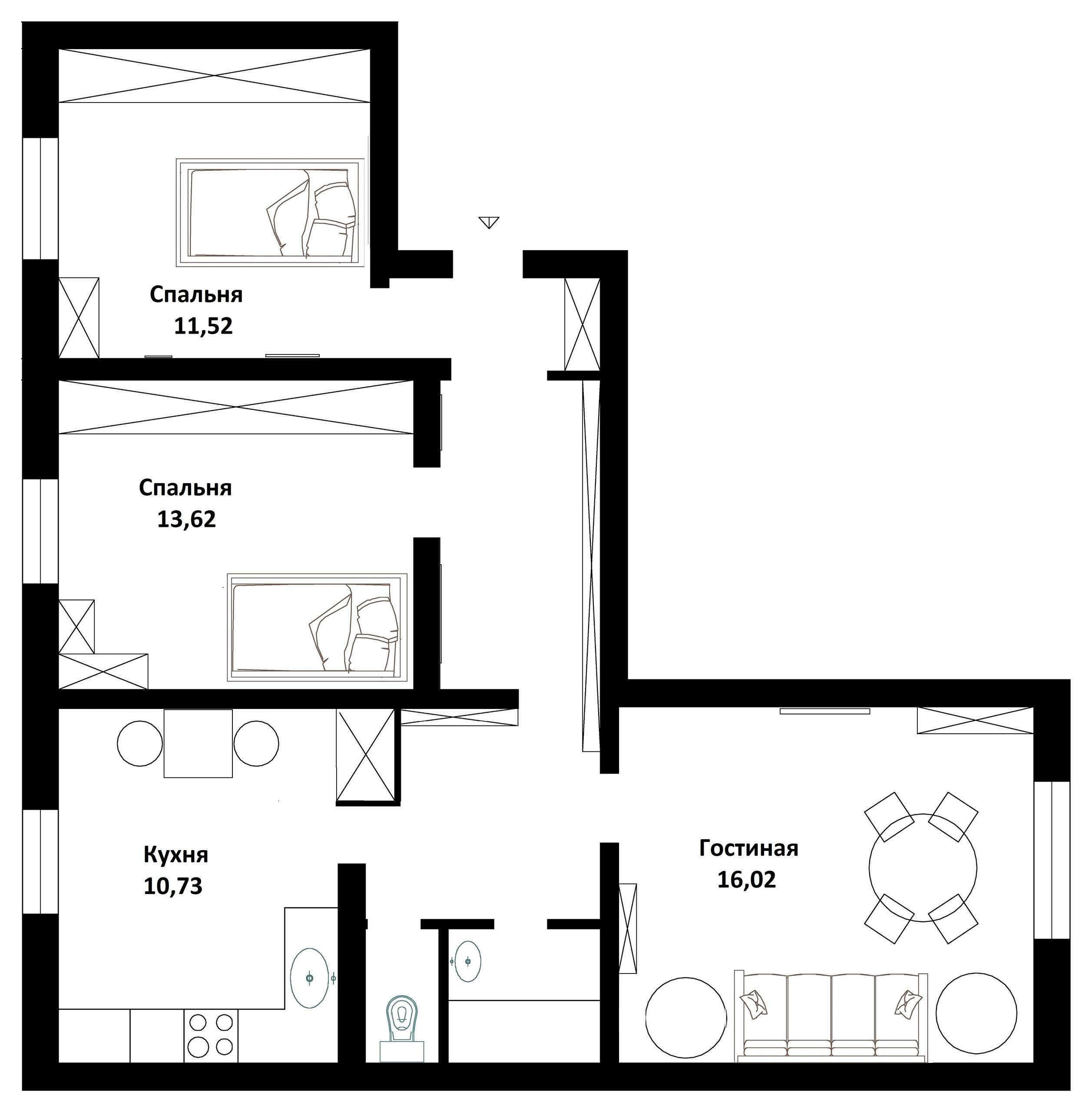 В гостях: Квартира в Петербурге, где у каждой комнаты свой цвет