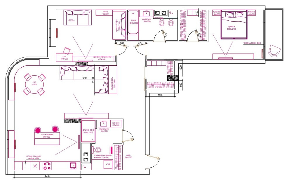 Houzz тур: Квартира перспективного молодого человека