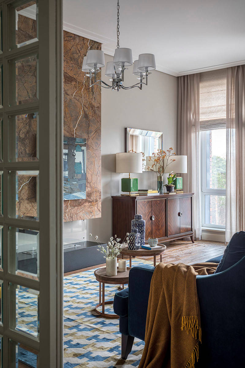 Houzz тур: Интерьер с бирюзовыми акцентами