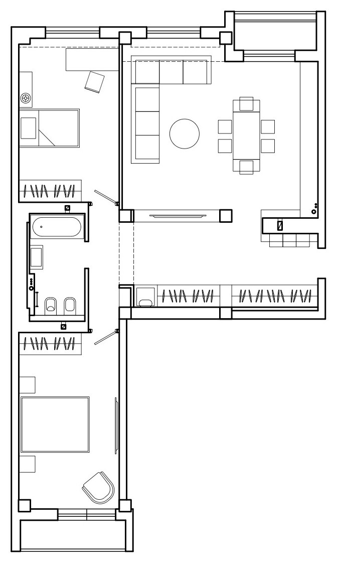 Houzz тур: Подарок отца сыну— квартира в Самаре