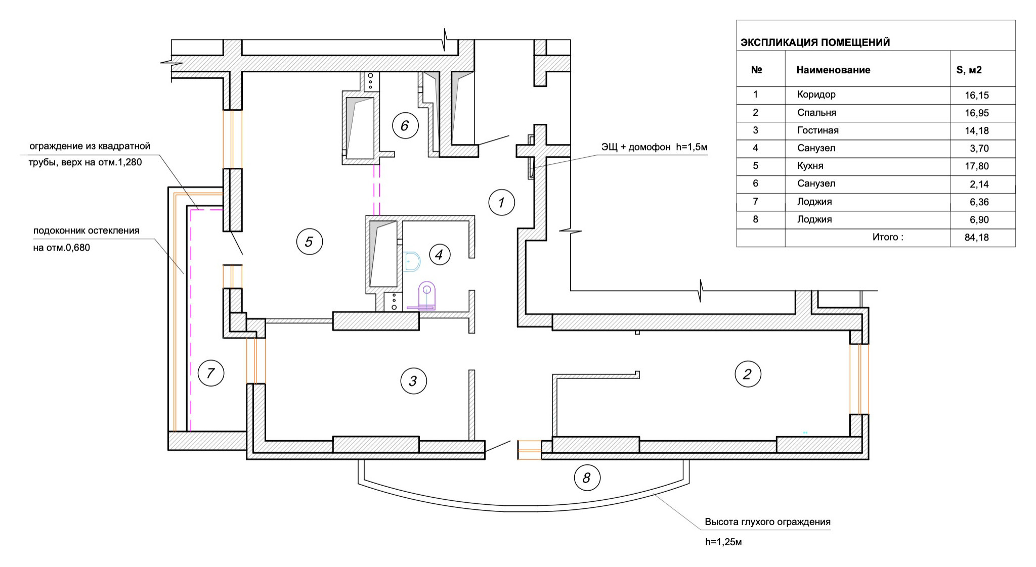 Проект недели: Яркая кухня в квартире-шкатулке