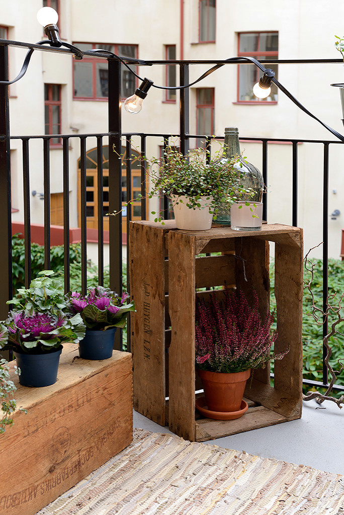 Фотоохота: 86 дизайн-идей для небольшого открытого балкончика