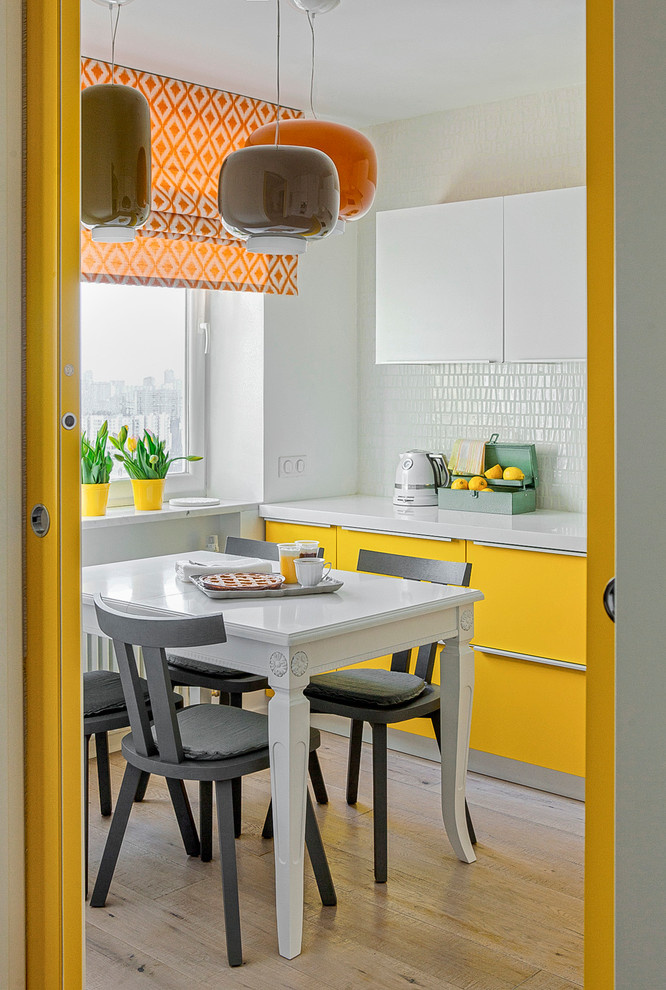 Houzz-тур: Квартира-солнечный зайчик для молодой девушки